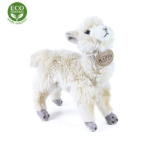 Plyšová lama alpaka stojící 23 cm ECO-FRIENDLY