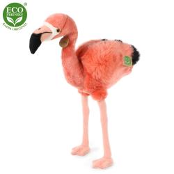 Plyšový pták plameňák 46 cm ECO-FRIENDLY