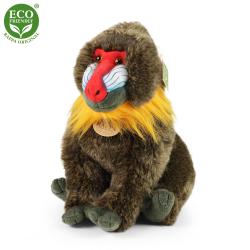 Plyšová opice mandril 32 cm ECO-FRIENDLY