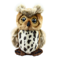 Plyšový pták sova/výr 20 cm  ECO-FRIENDLY