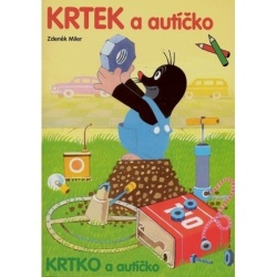 omalovánka A4 Krtek a autíčko
