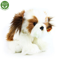 Plyšový pes shih tzu sedící 28cm ECO-FRIENDLY